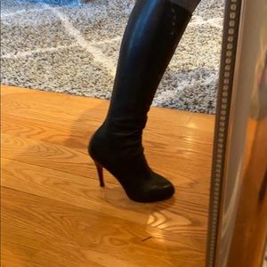 Christian louboutin hidden platform knee boots